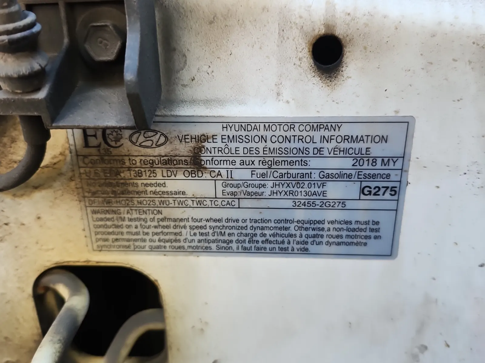 Emission Sticker Photo