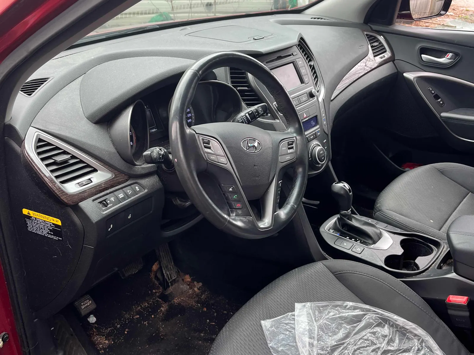 Interior driver side