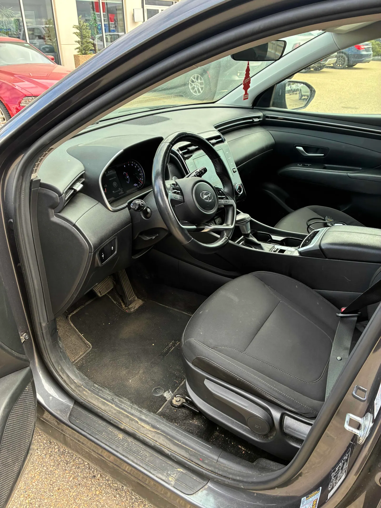 Interior driver side