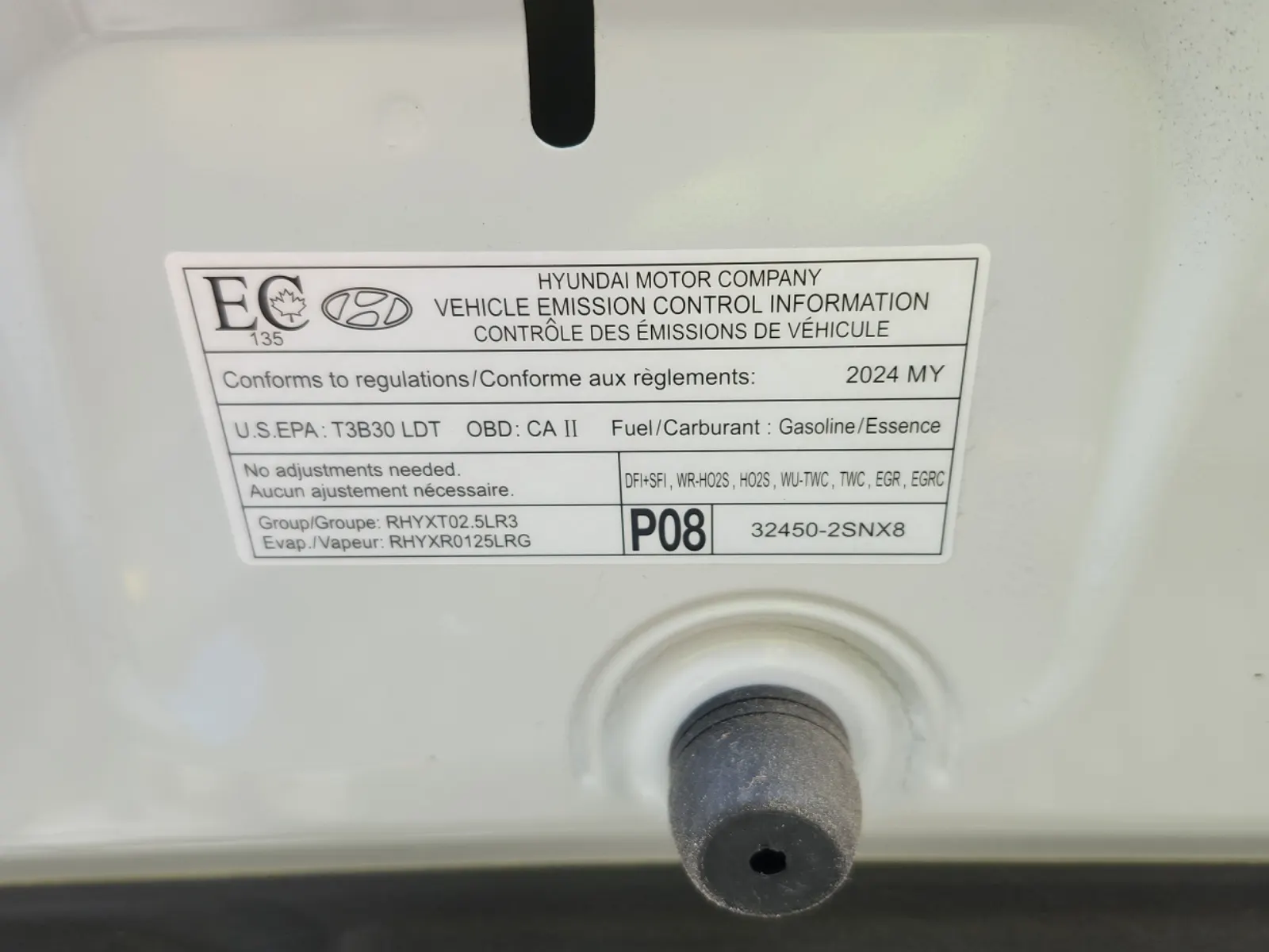 Emission Sticker Photo