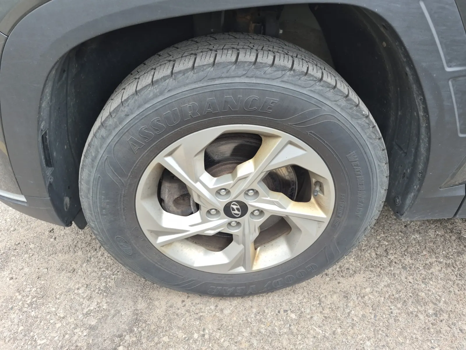 Front driver wheel/tire photo