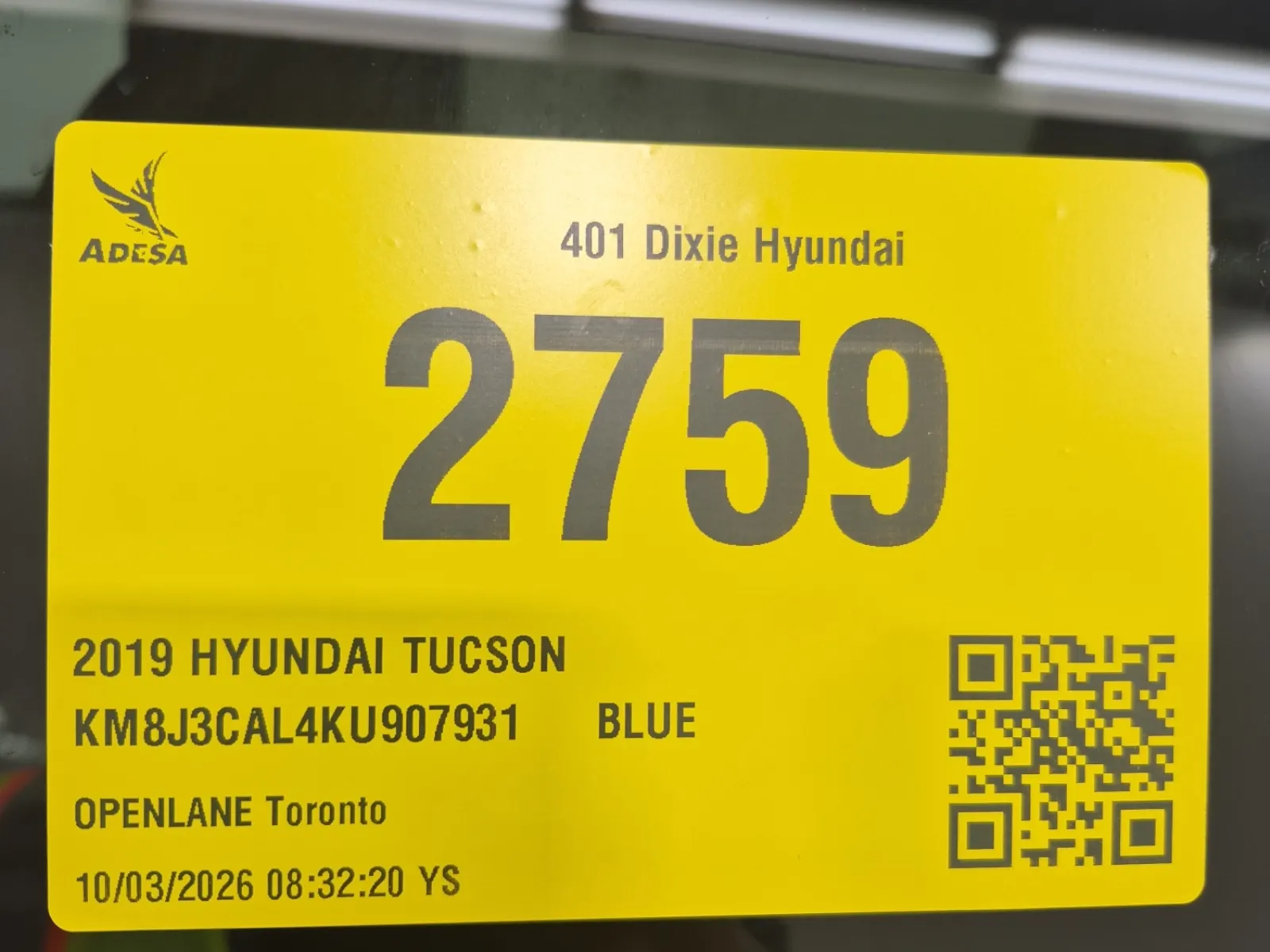 Inventory Label Photo