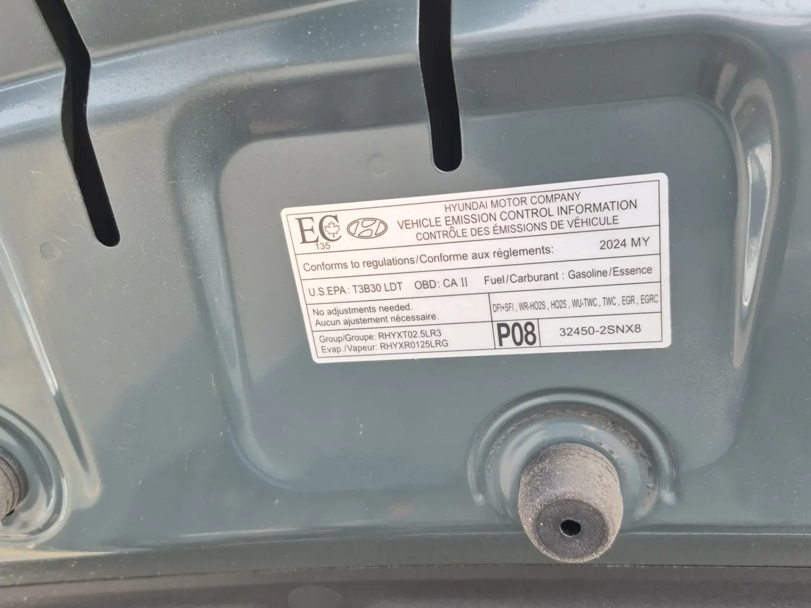 Emission Sticker Photo