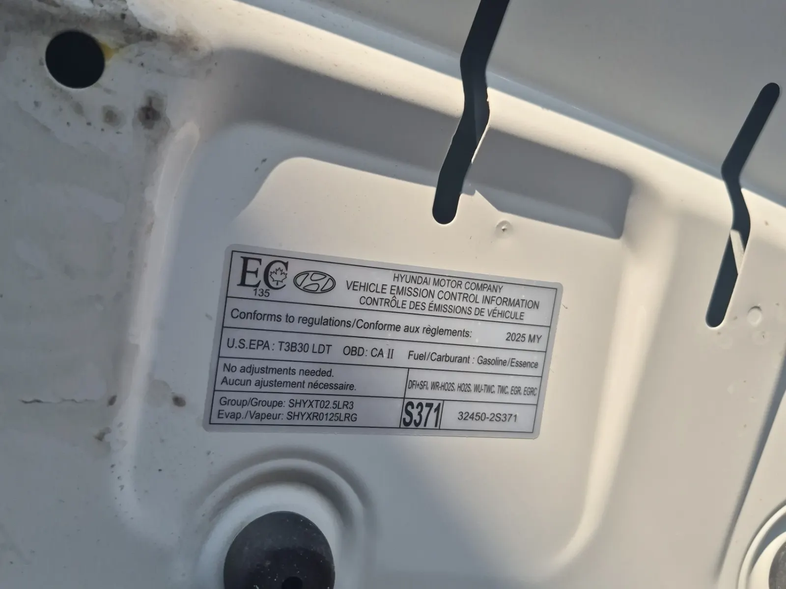 Emission Sticker Photo