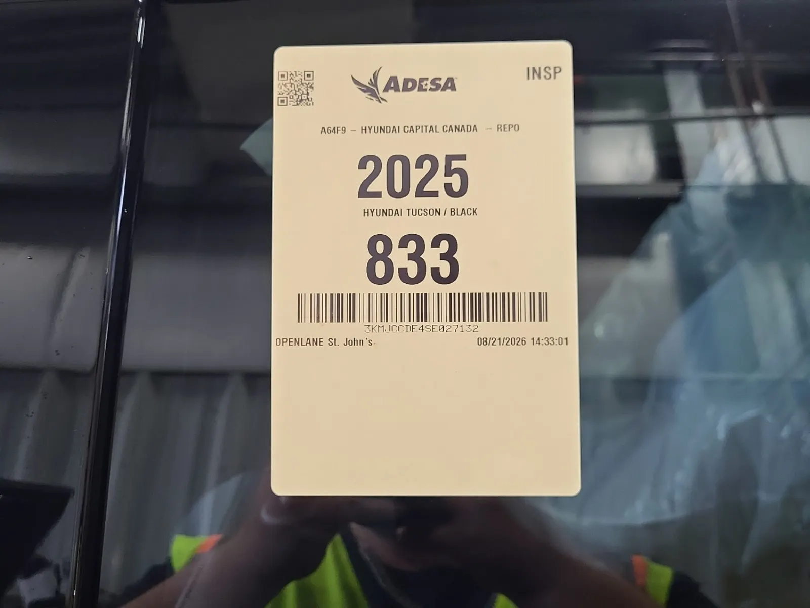 Inventory Label Photo