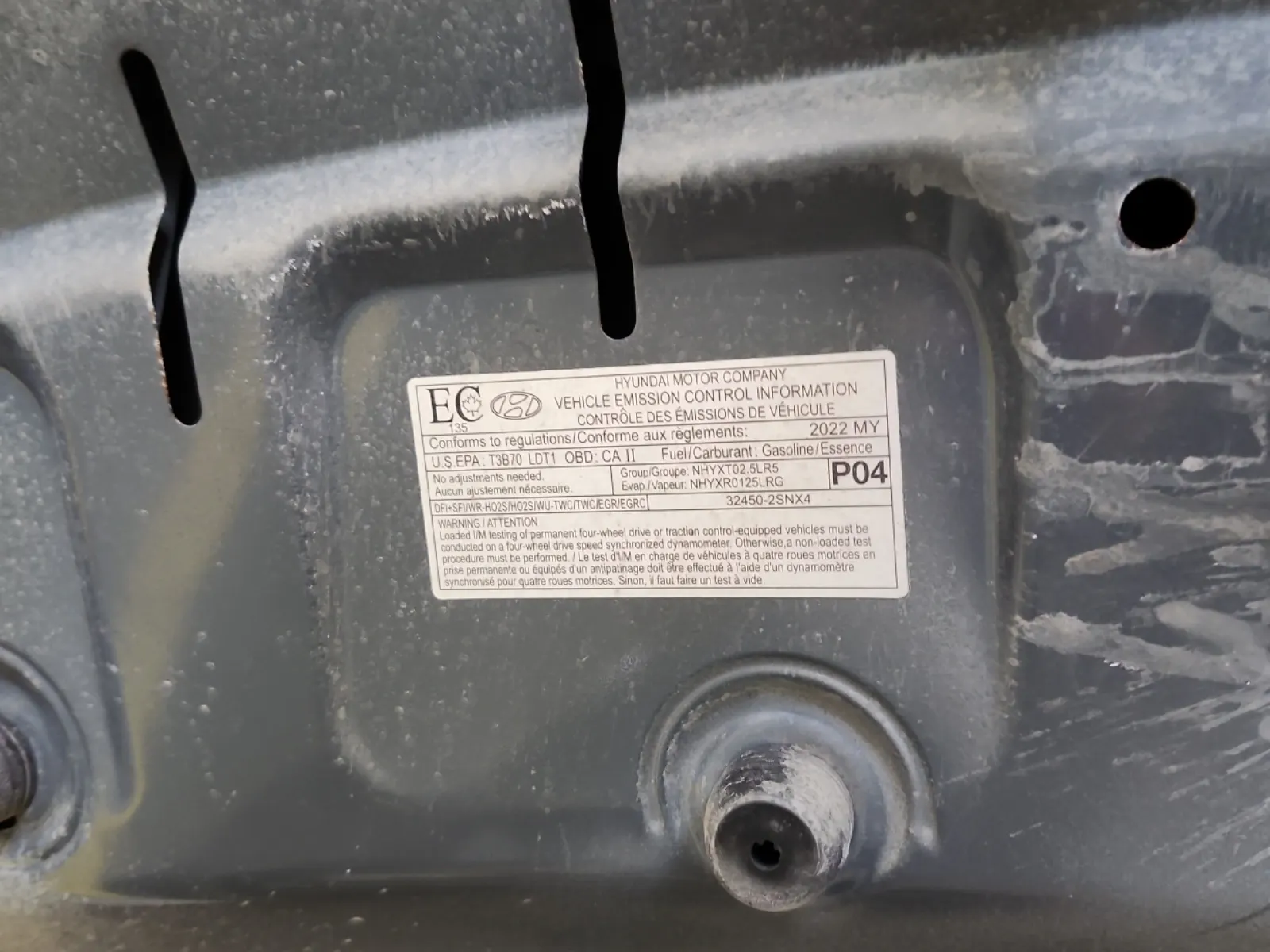 Emission Sticker Photo