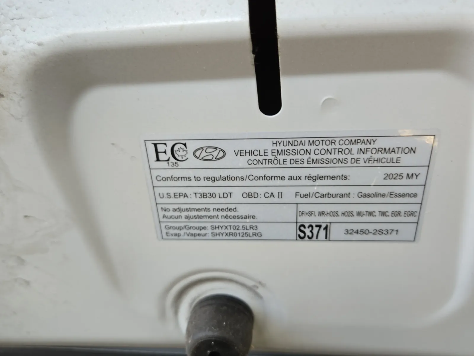 Emission Sticker Photo