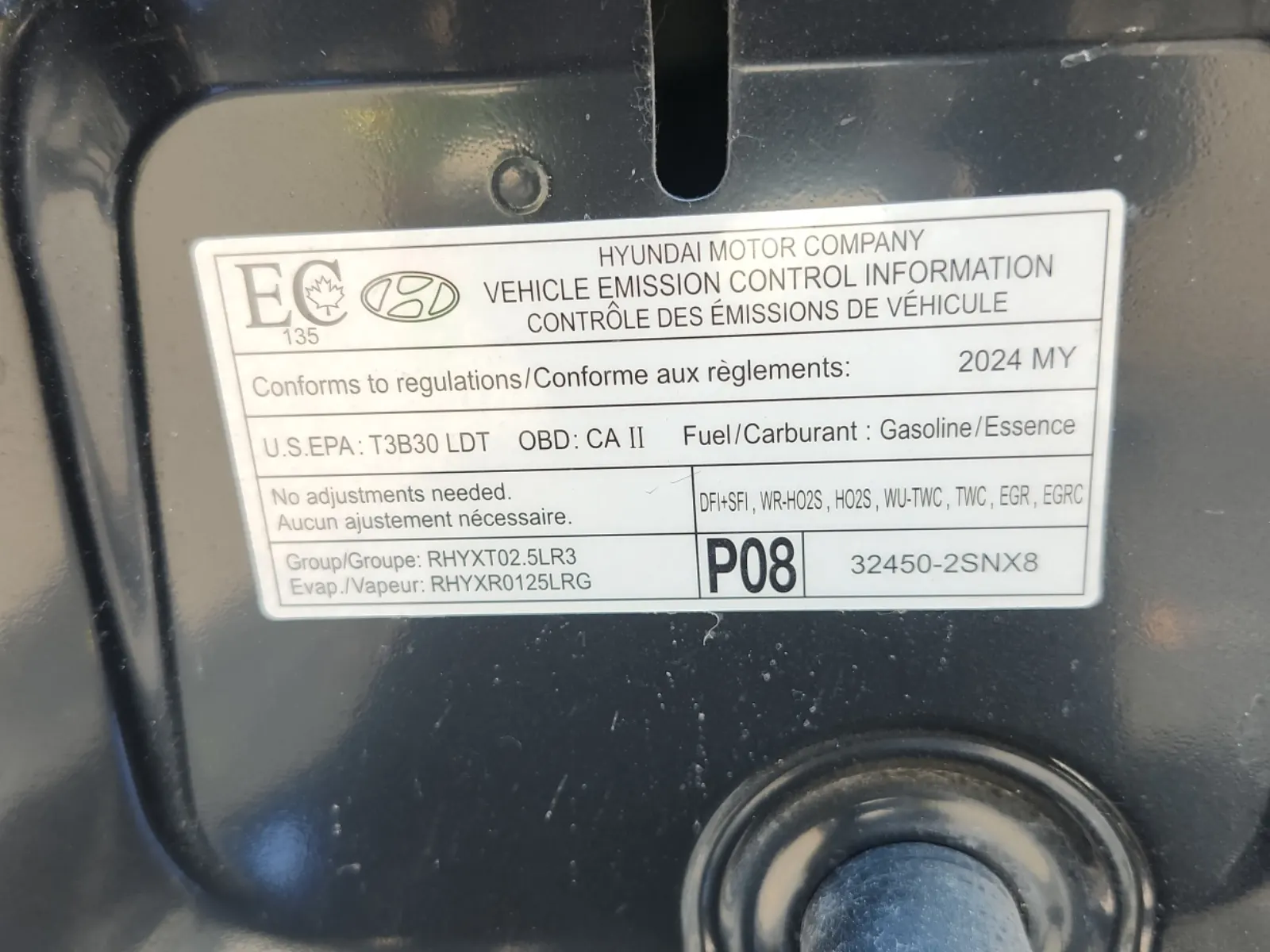 Emission Sticker Photo