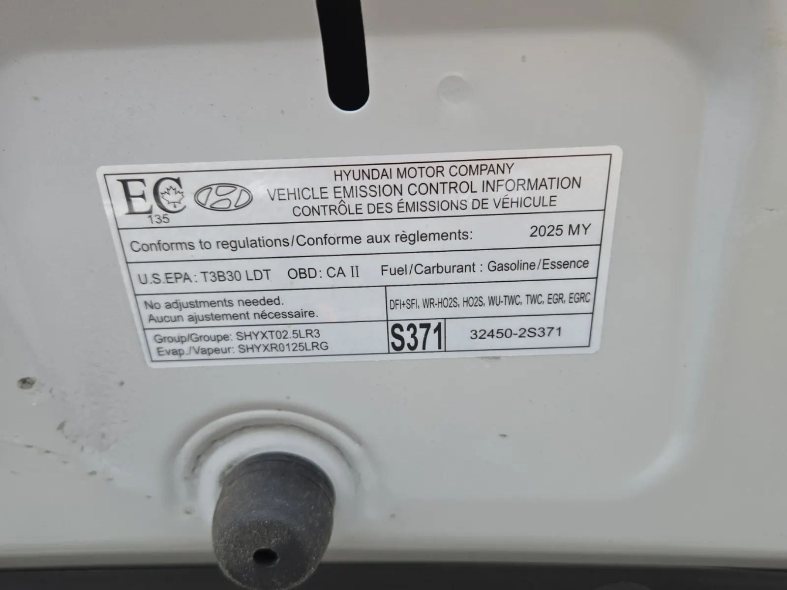 Emission Sticker Photo