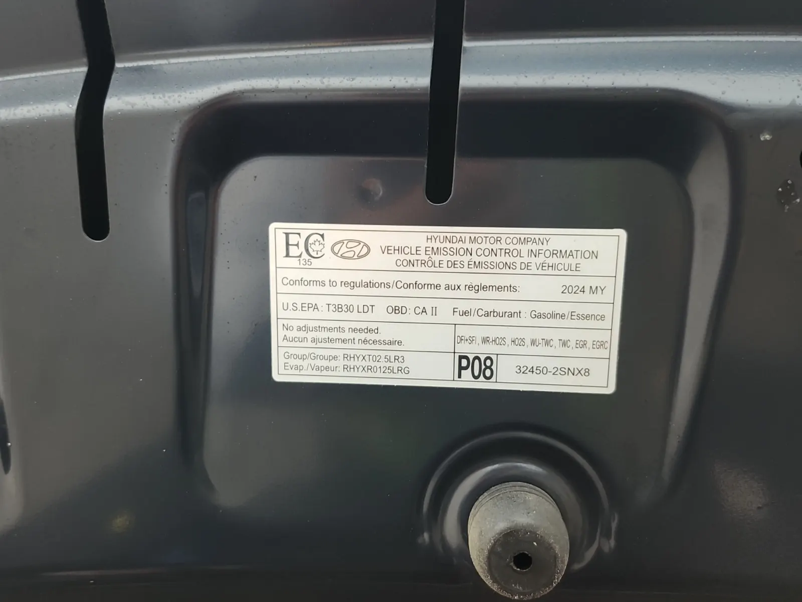 Emission Sticker Photo