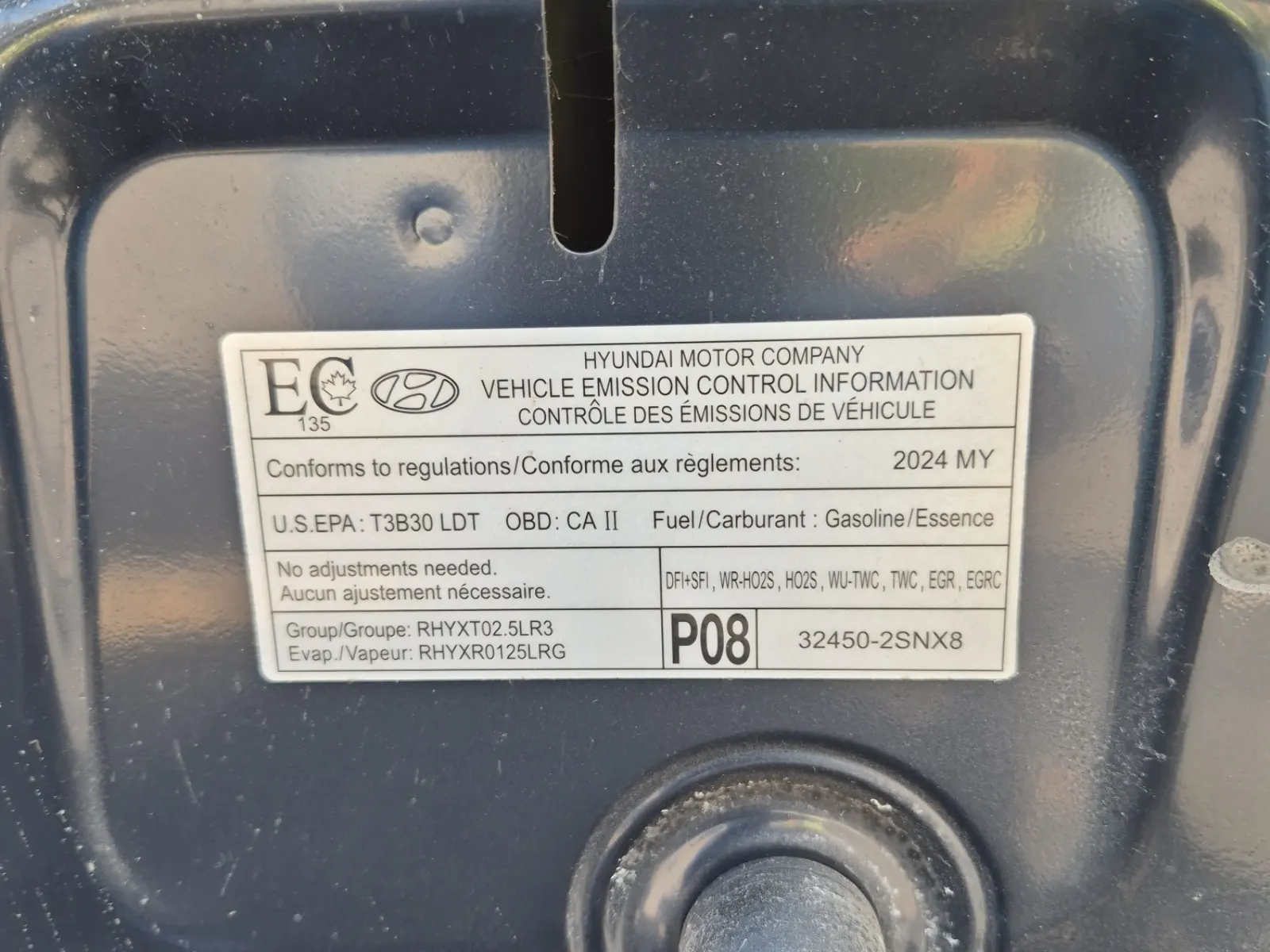 Emission Sticker Photo
