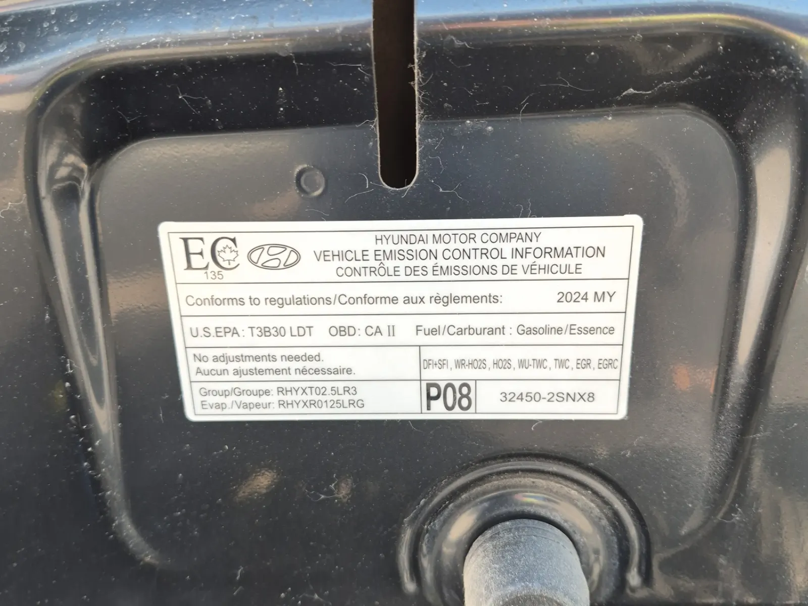 Emission Sticker Photo
