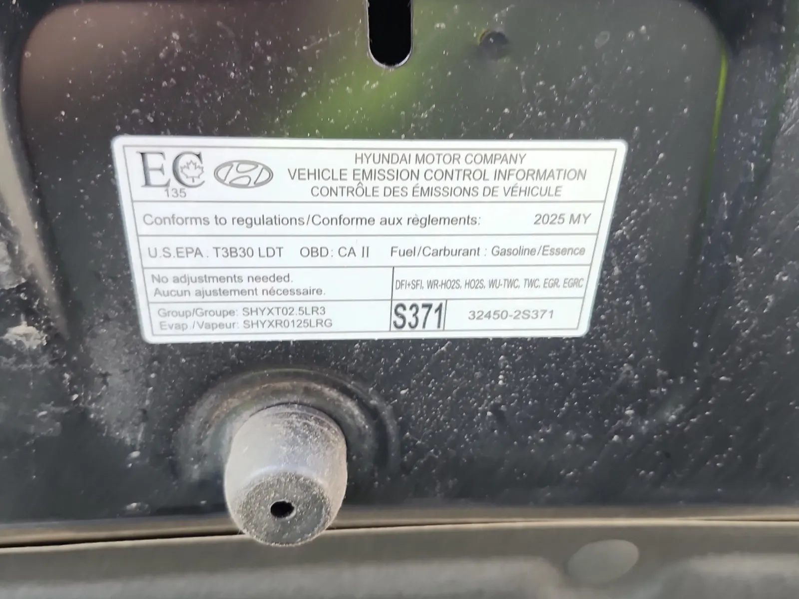 Emission Sticker Photo