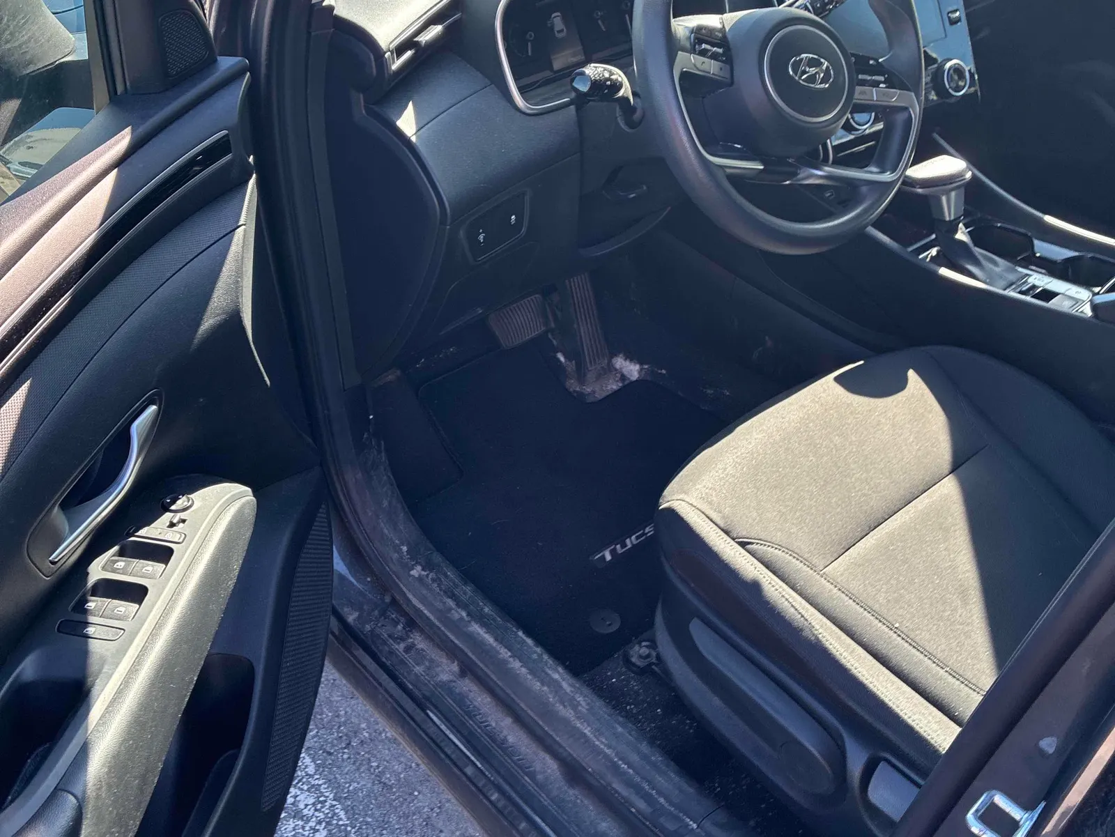 Interior driver side
