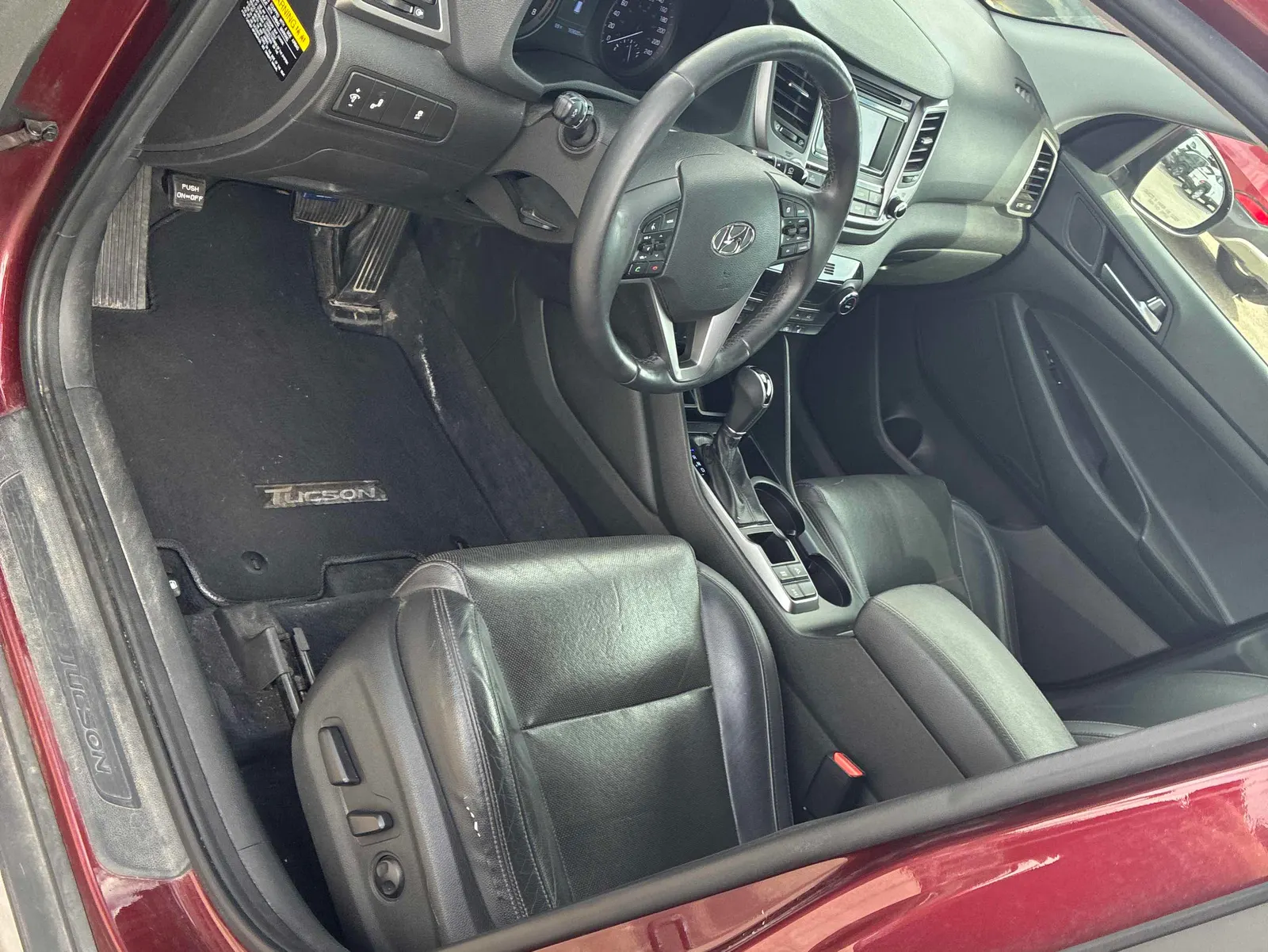 Interior driver side
