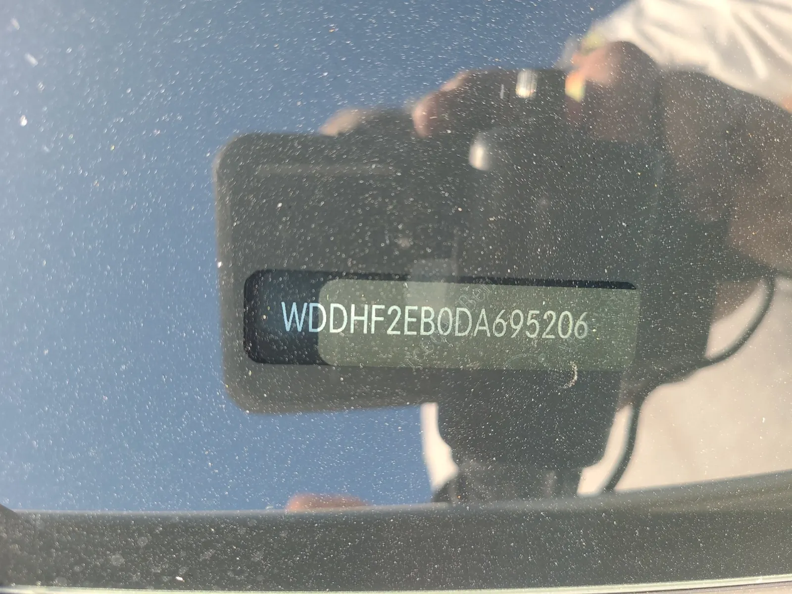 Dash VIN Plate Photo