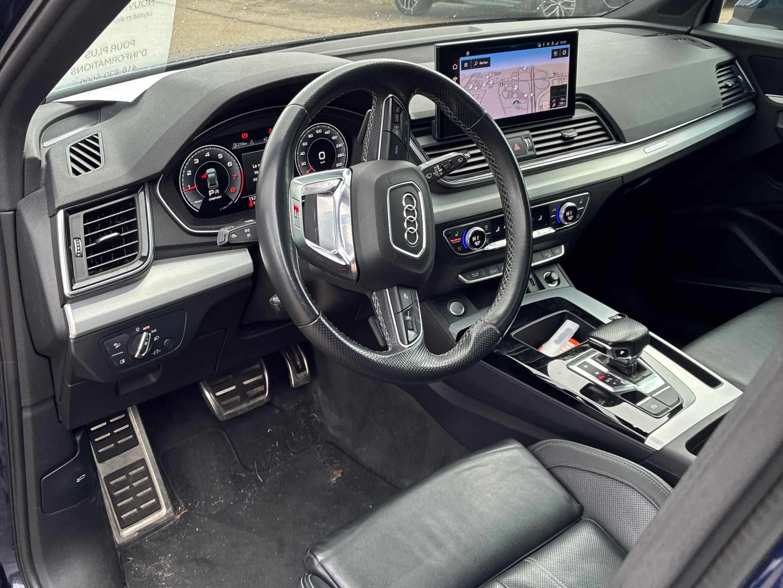 Interior driver side