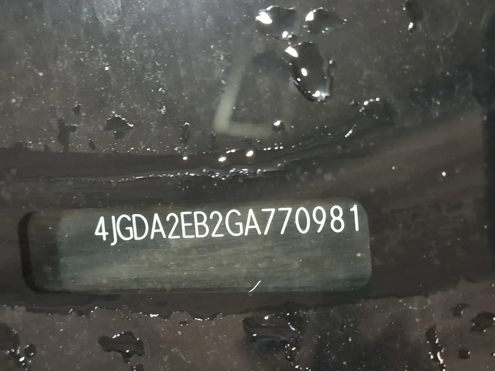 Dash VIN Plate Photo