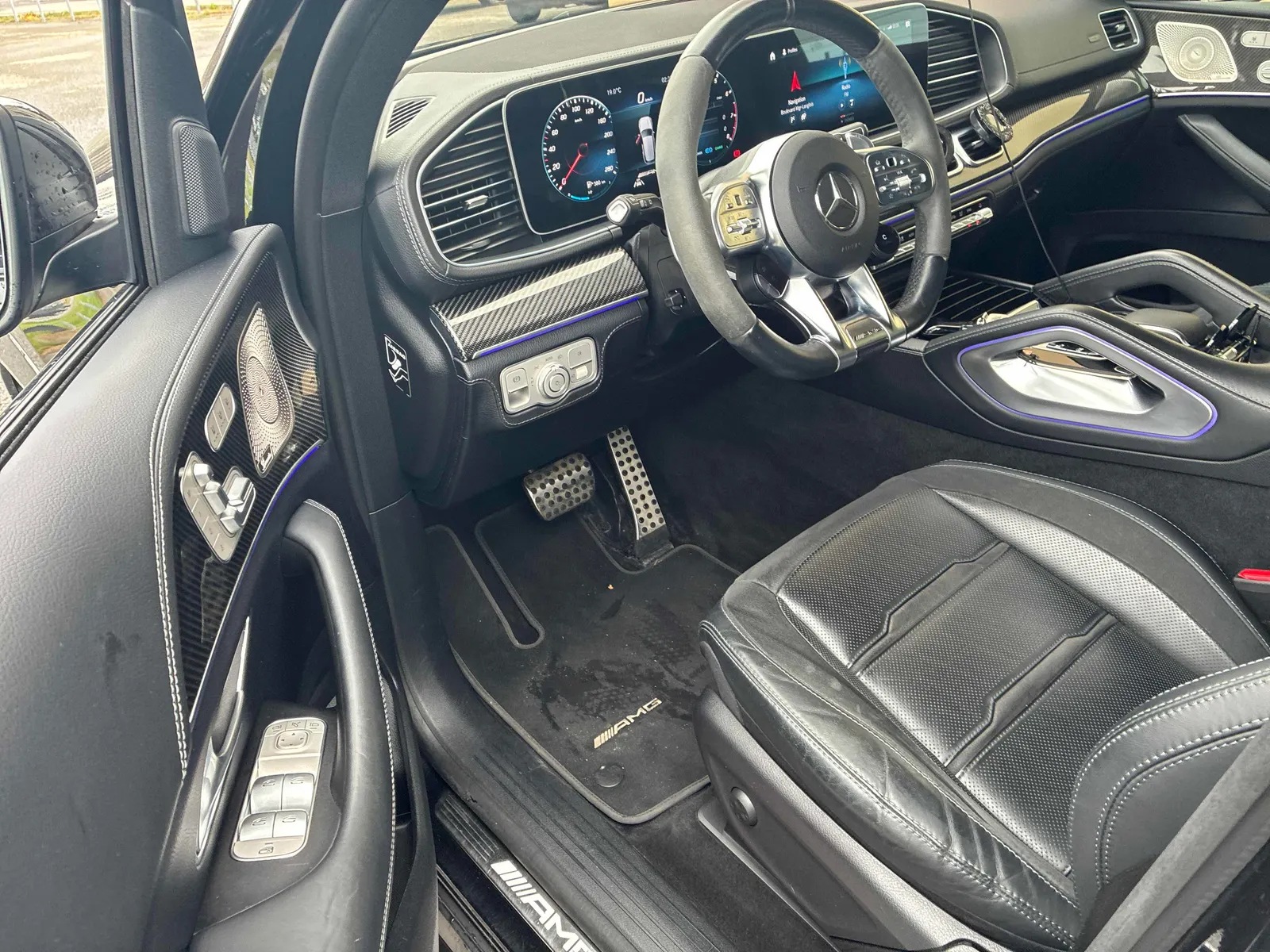 Interior driver side