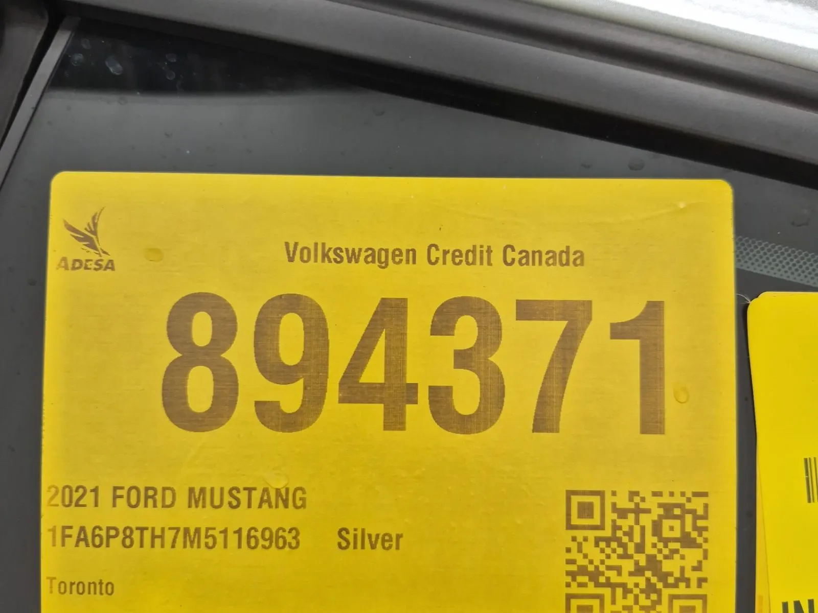 Inventory Label Photo