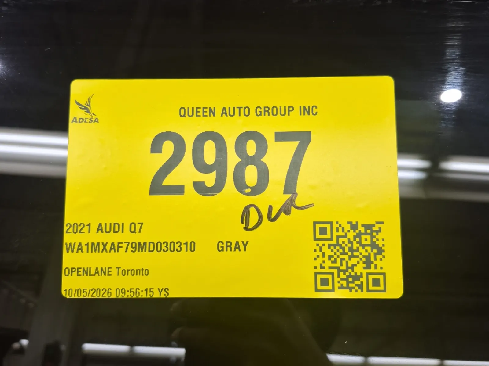 Inventory Label Photo
