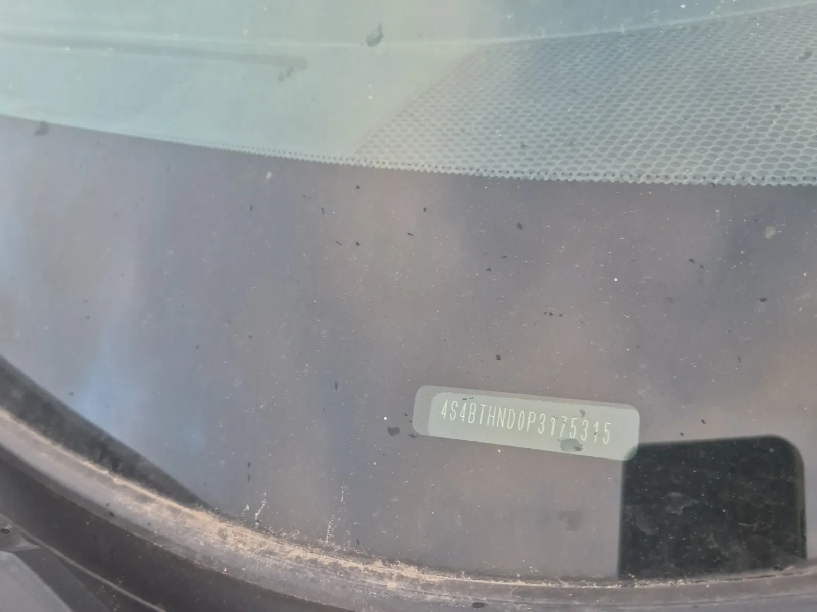 Dash VIN Plate Photo