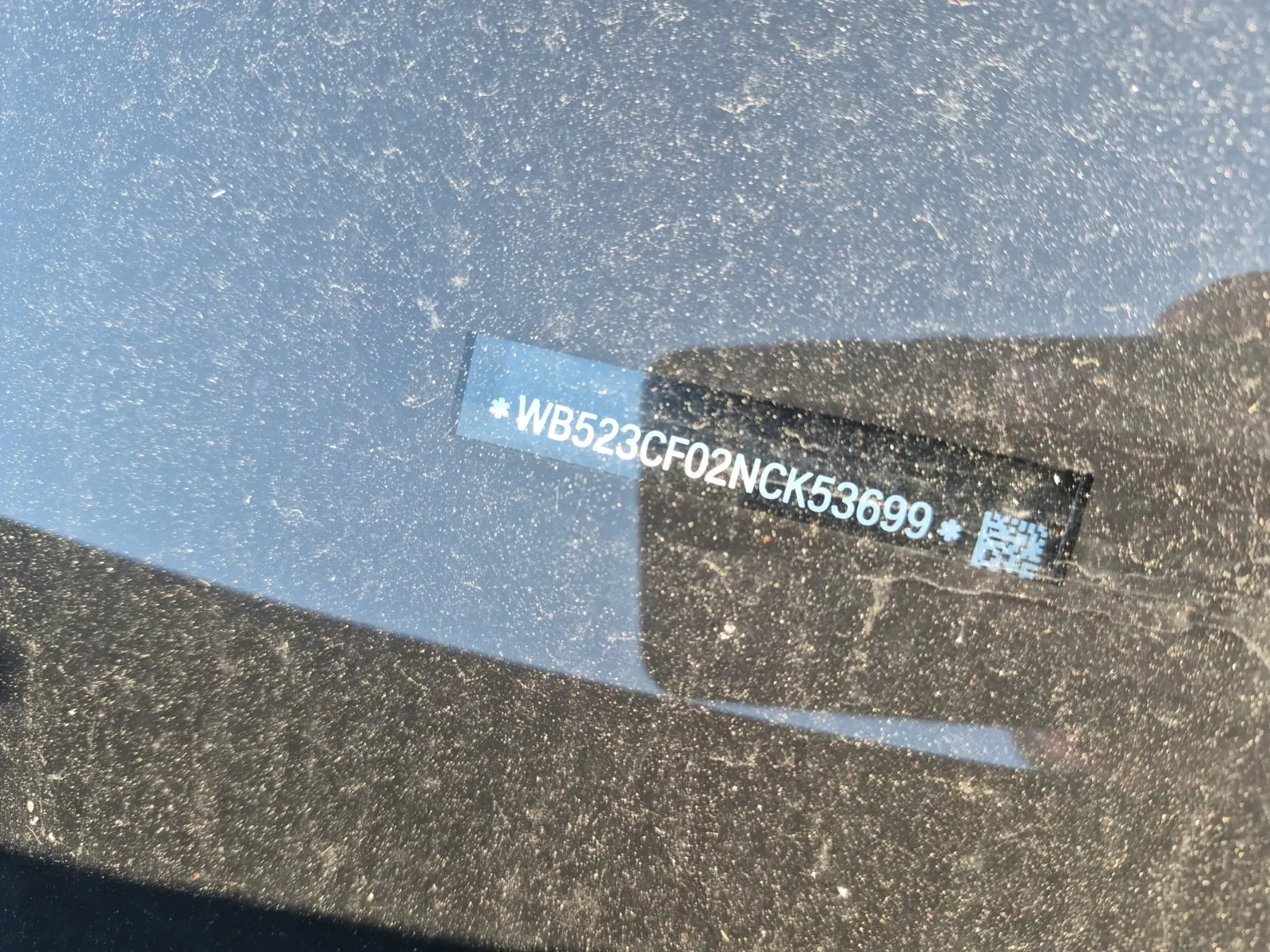 Dash VIN Plate Photo