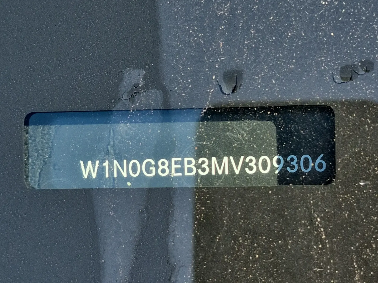 Dash VIN Plate Photo
