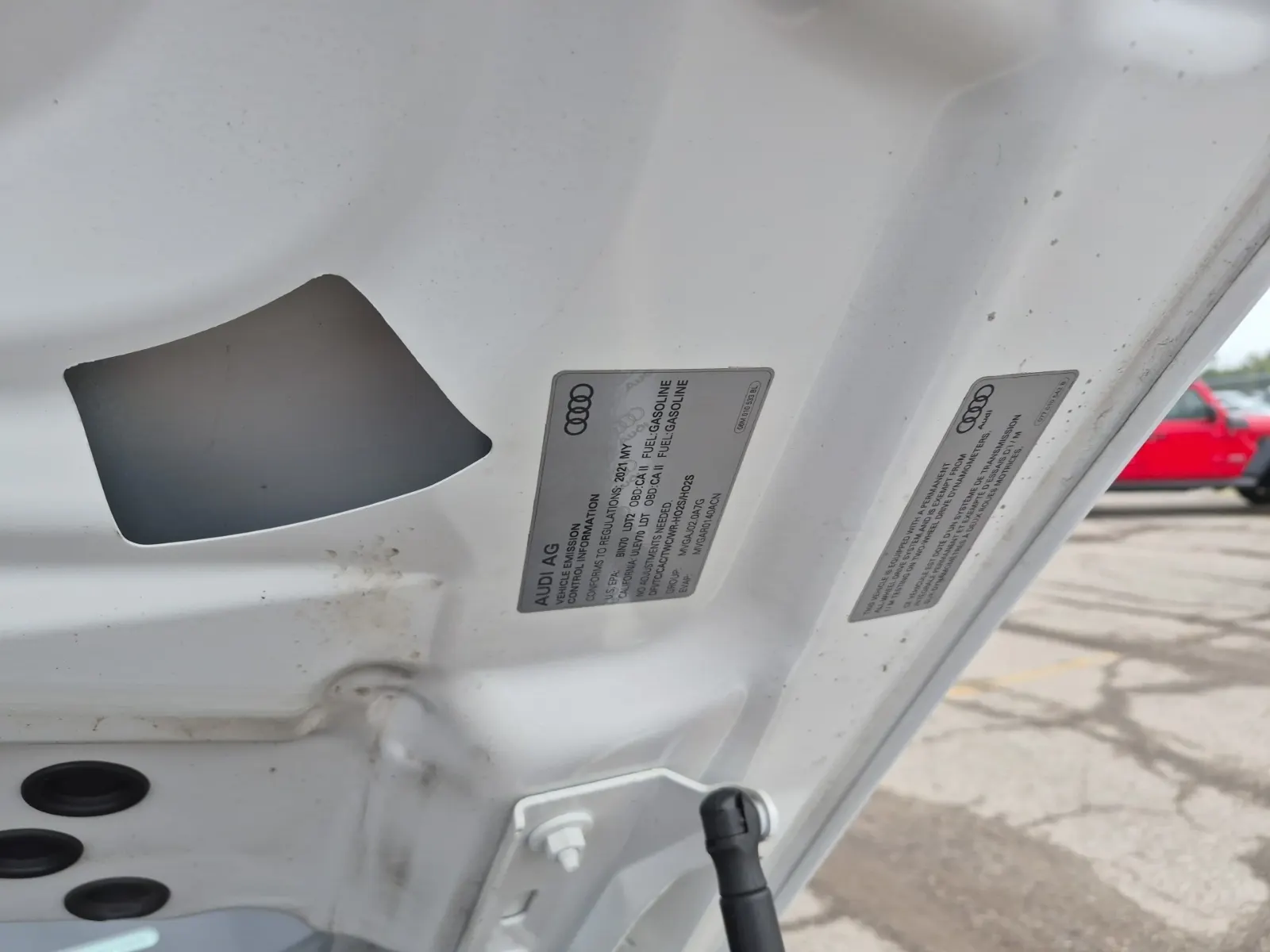 Emission Sticker Photo