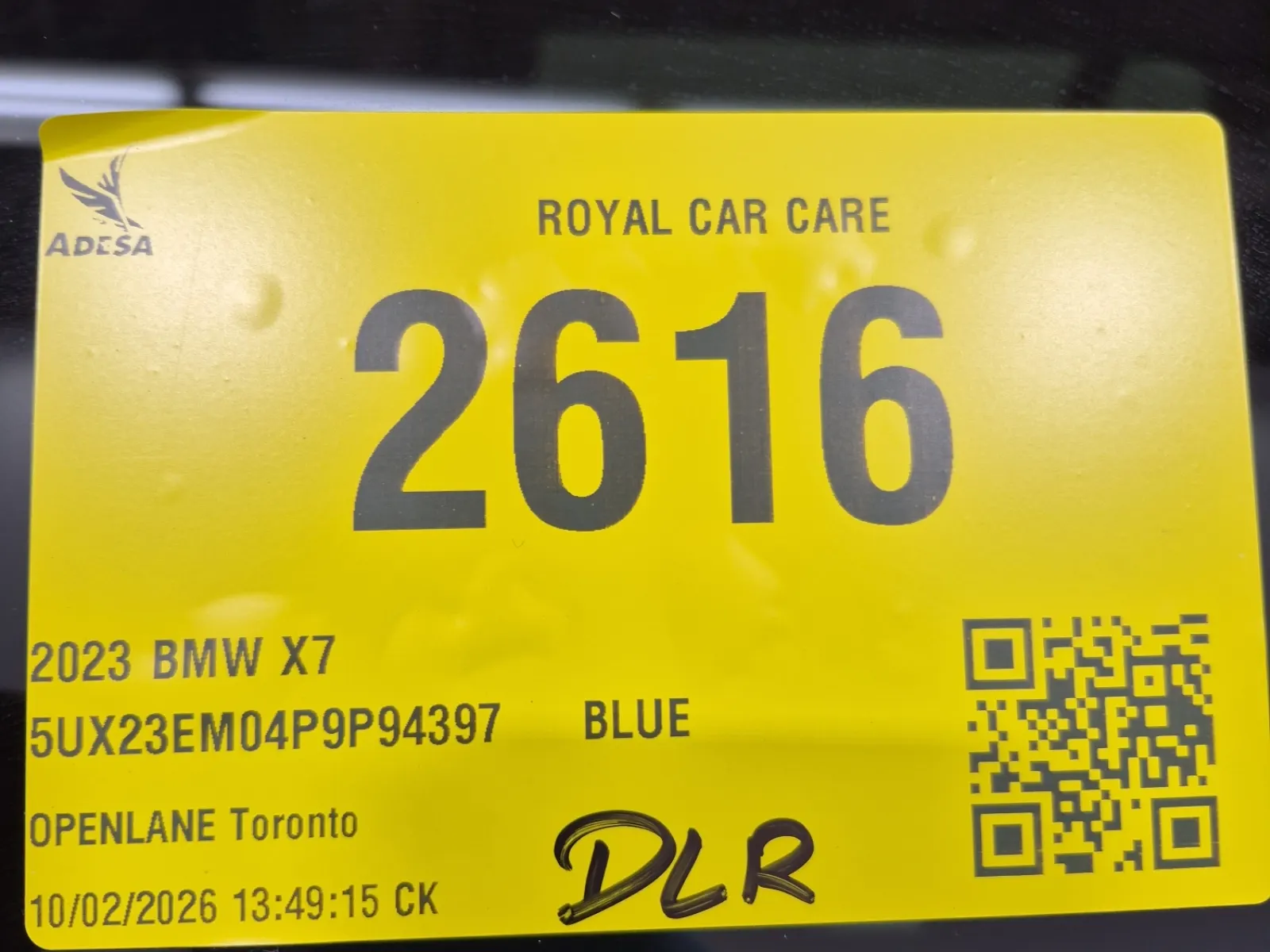 Inventory Label Photo