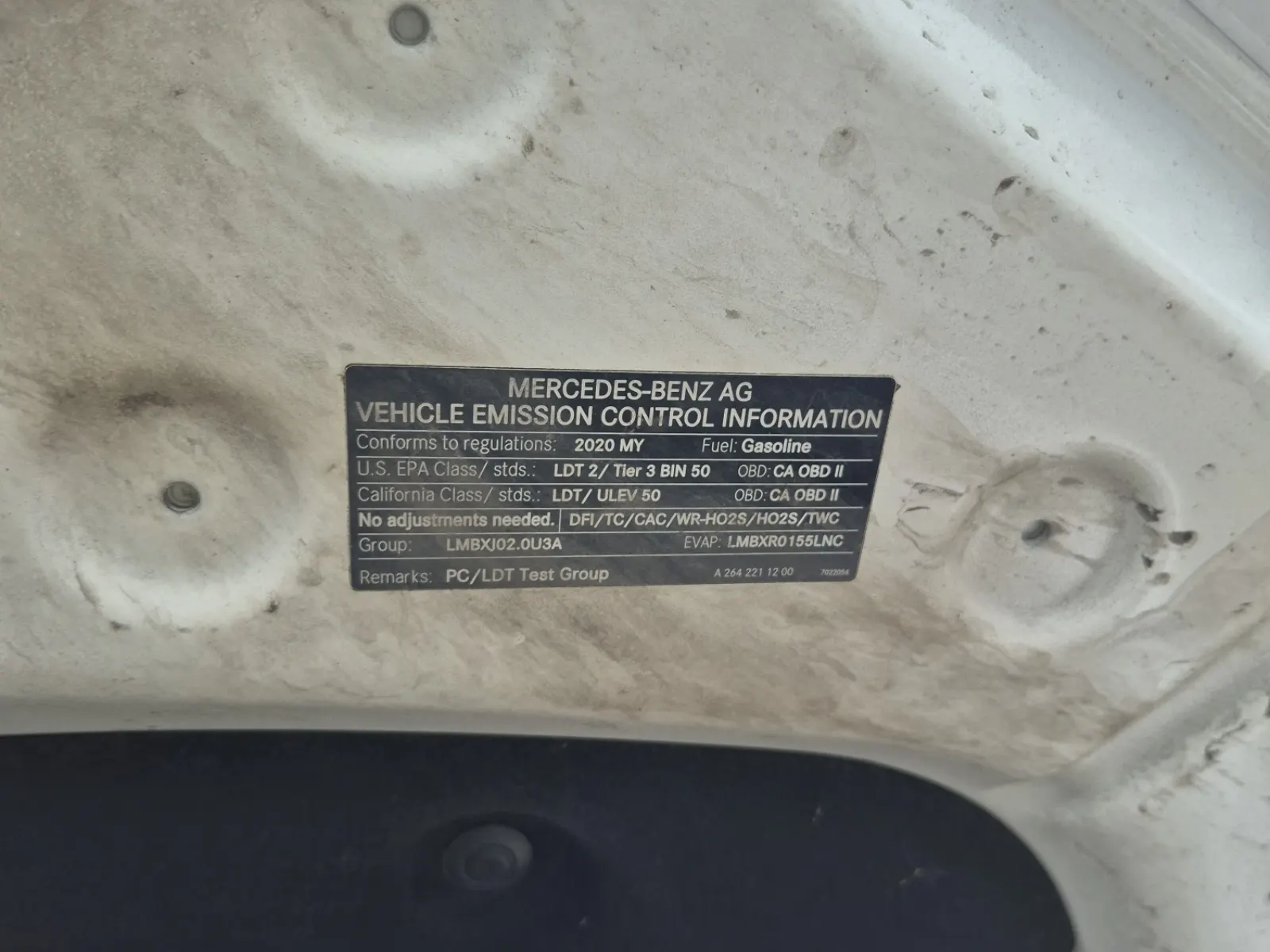 Emission Sticker Photo