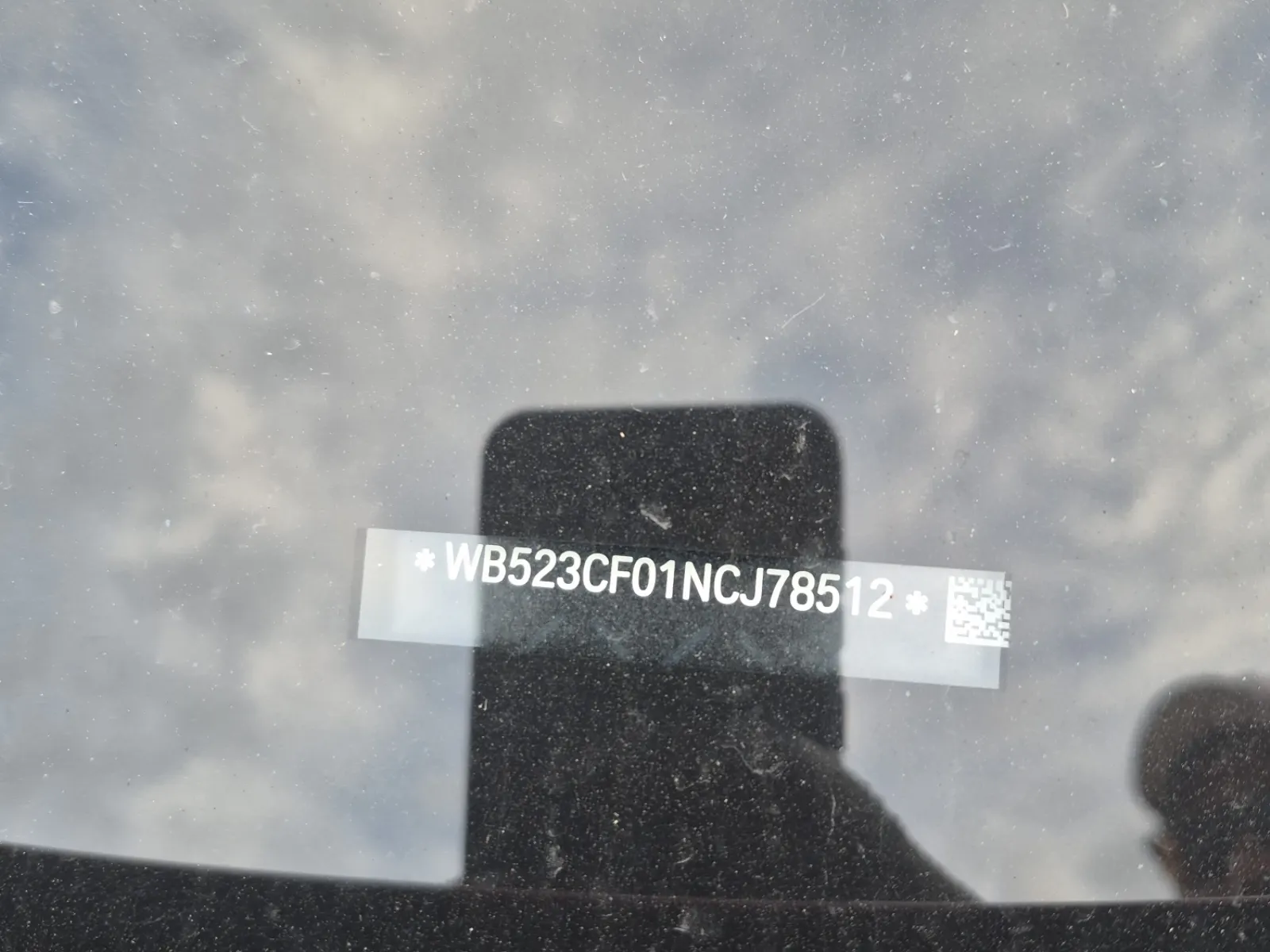 Dash VIN Plate Photo