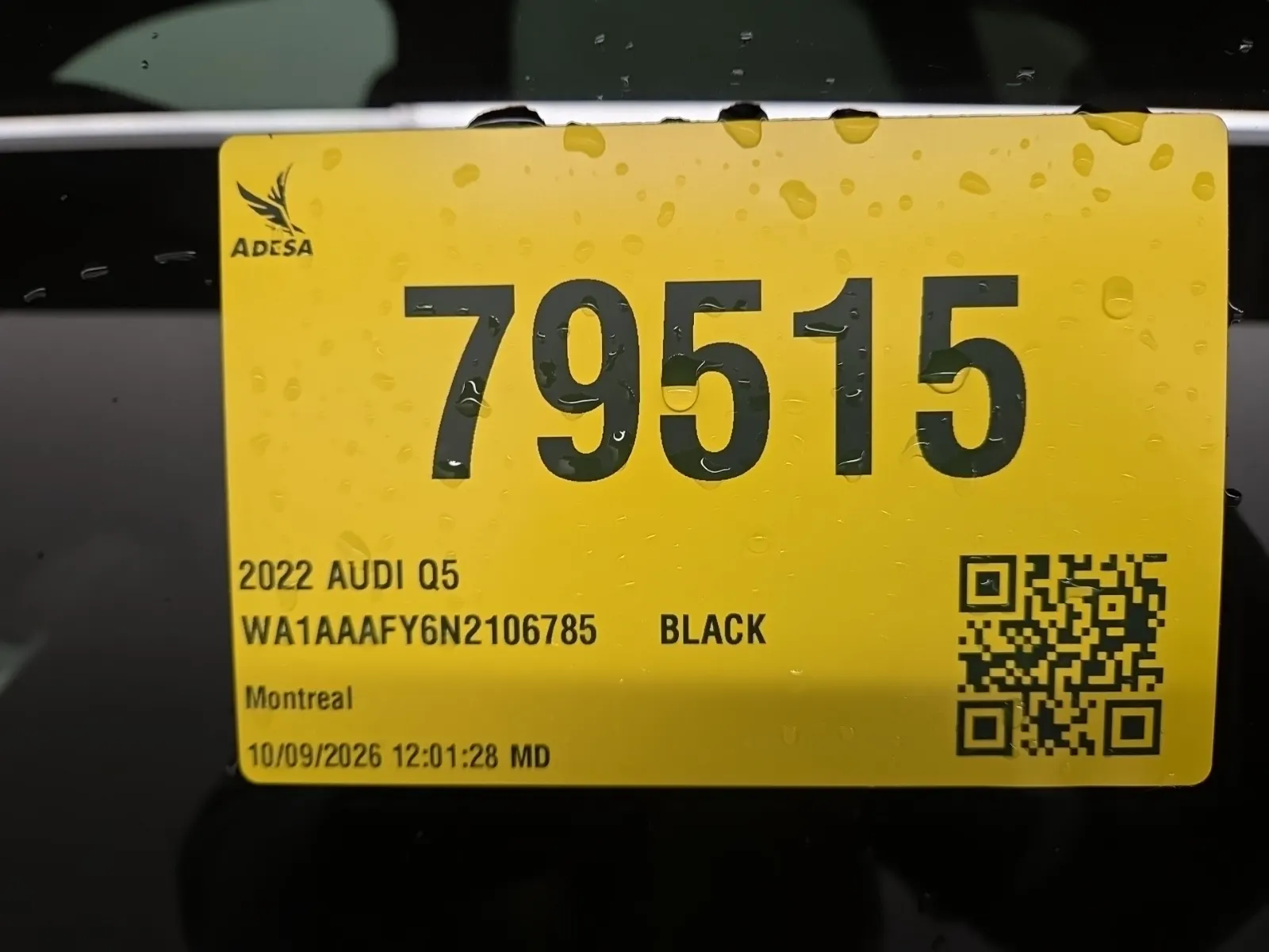 Inventory Label Photo