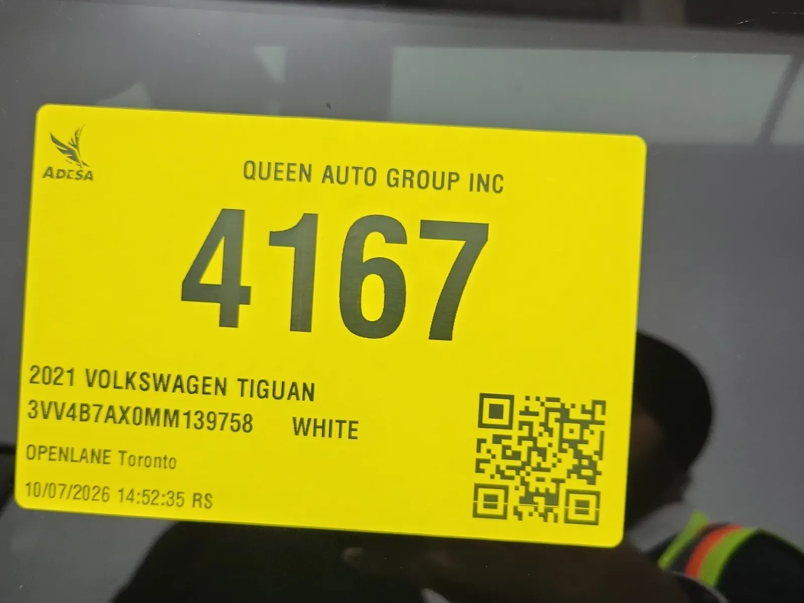 Inventory Label Photo