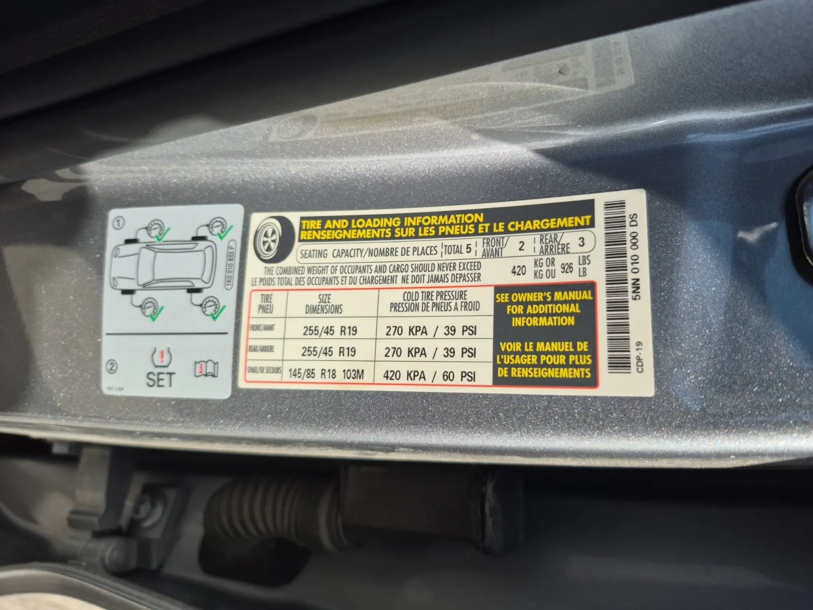 Emission Sticker Photo