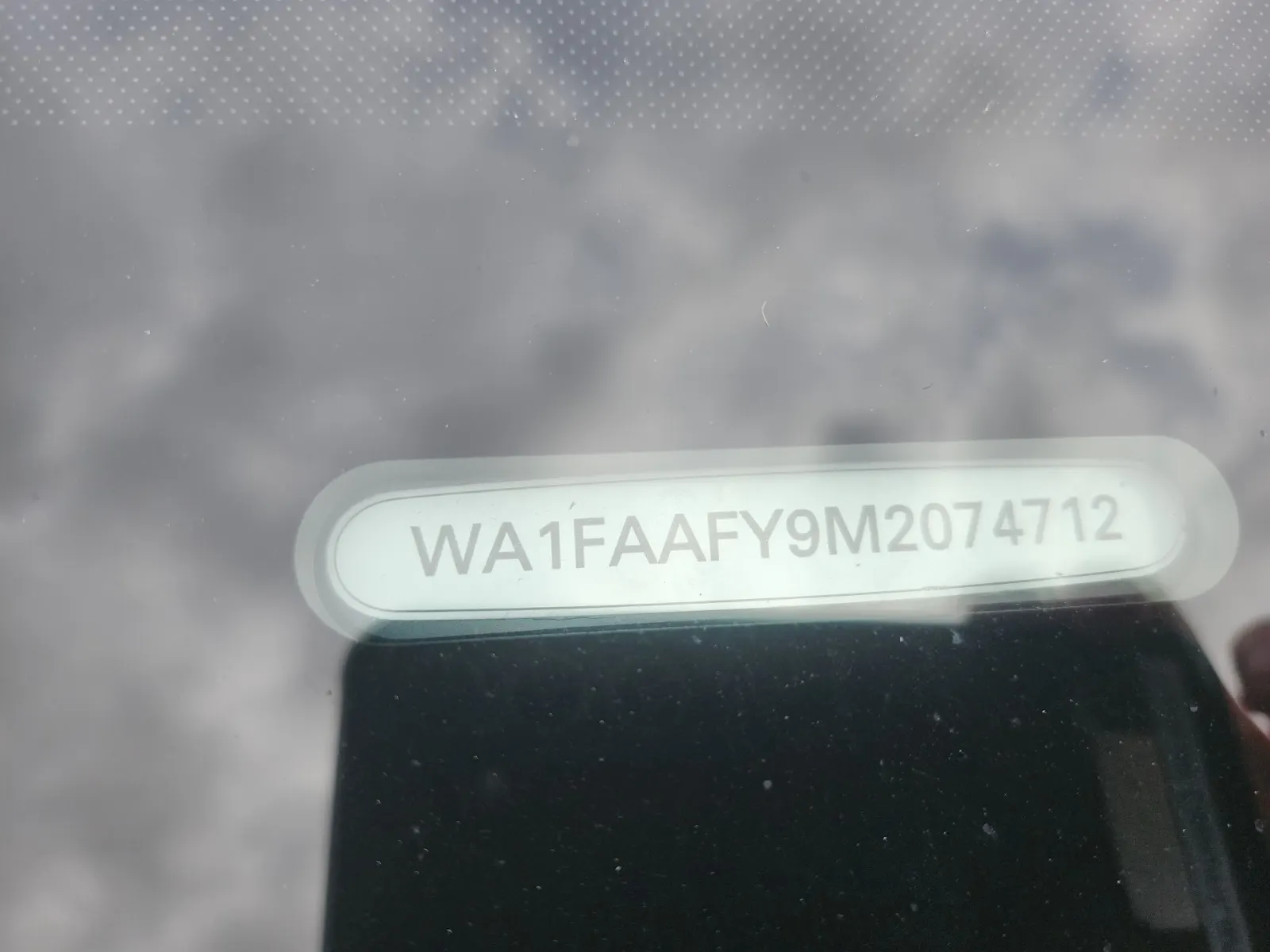 Dash VIN Plate Photo