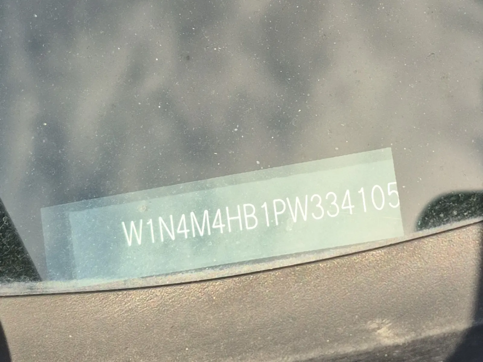 Dash VIN Plate Photo