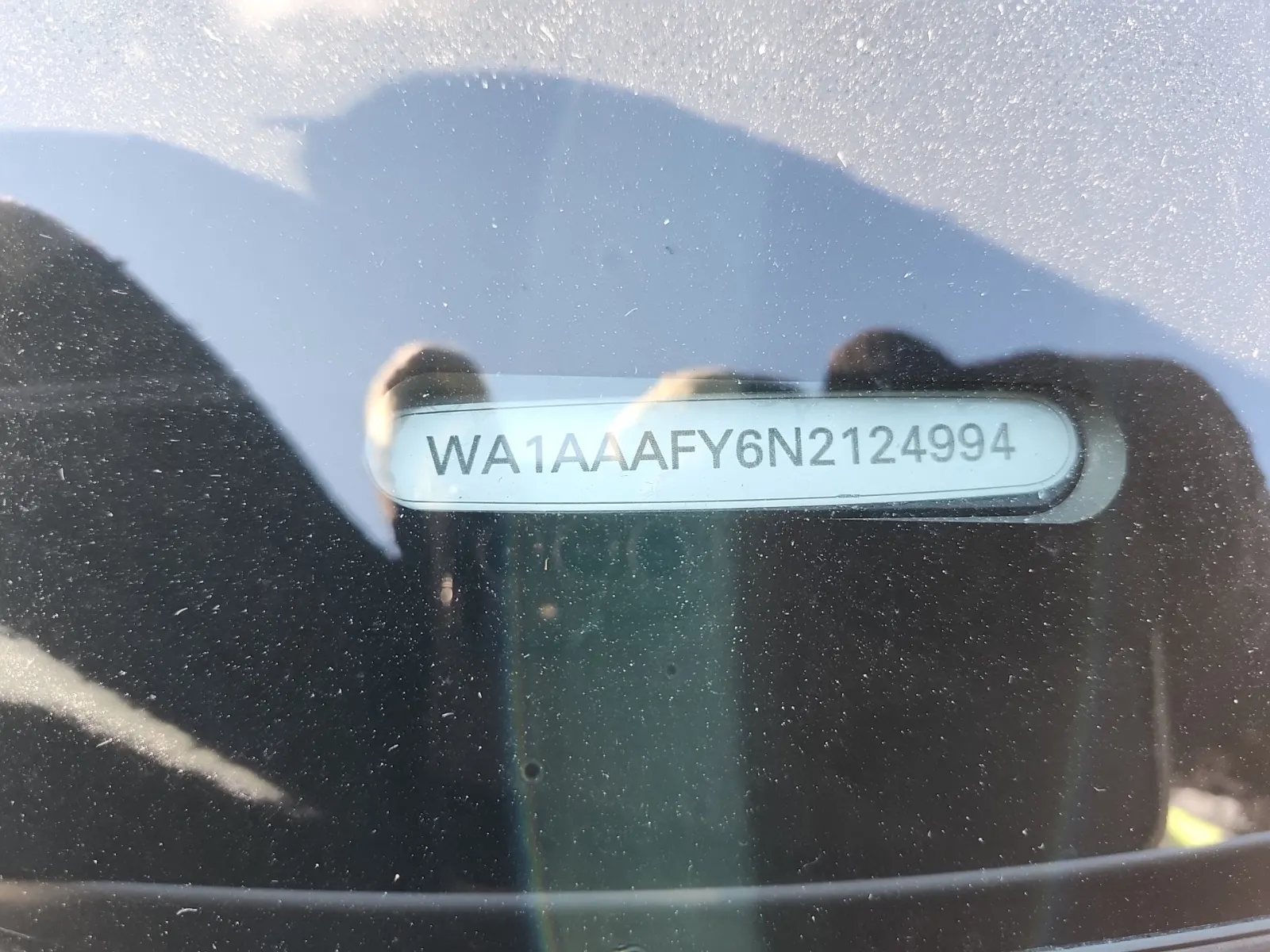 Dash VIN Plate Photo