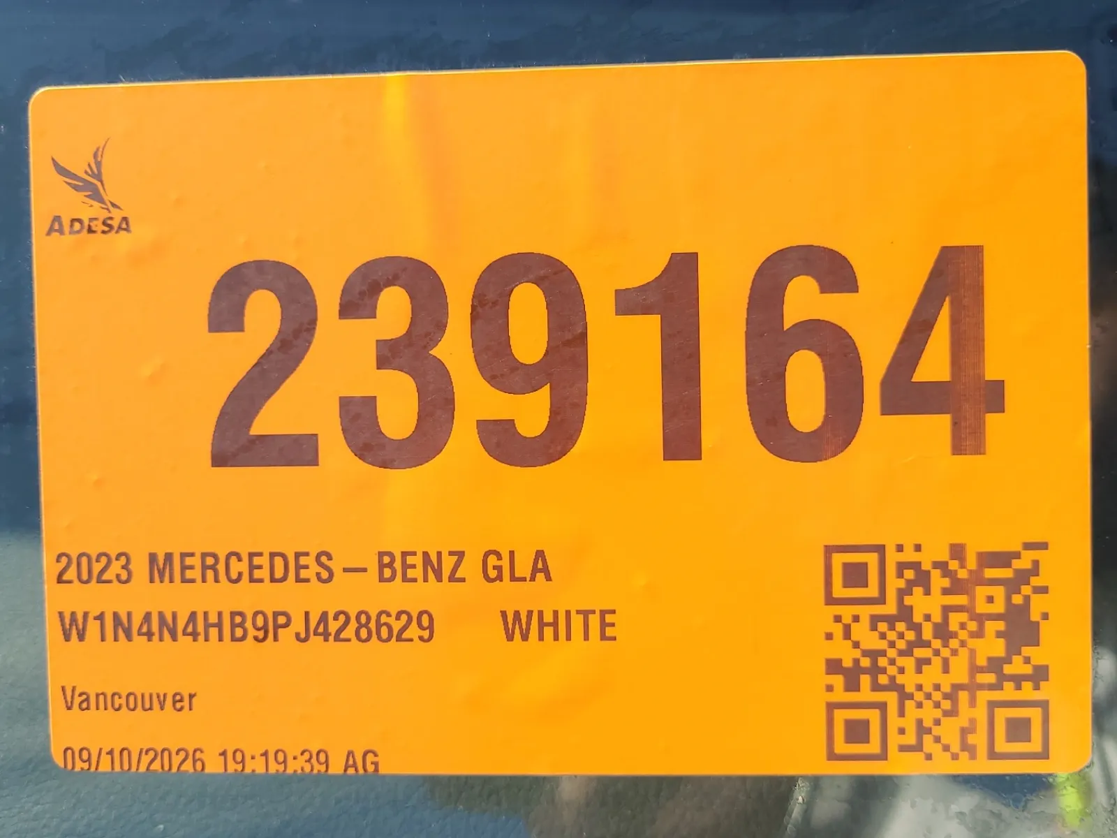 Inventory Label Photo