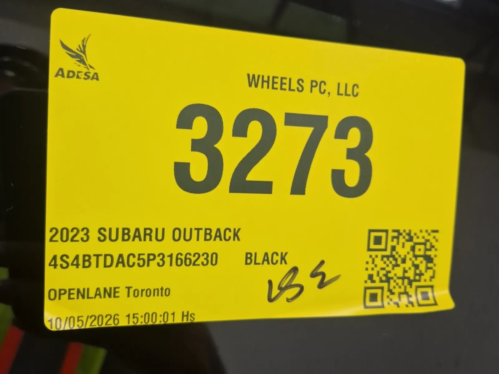 Inventory Label Photo