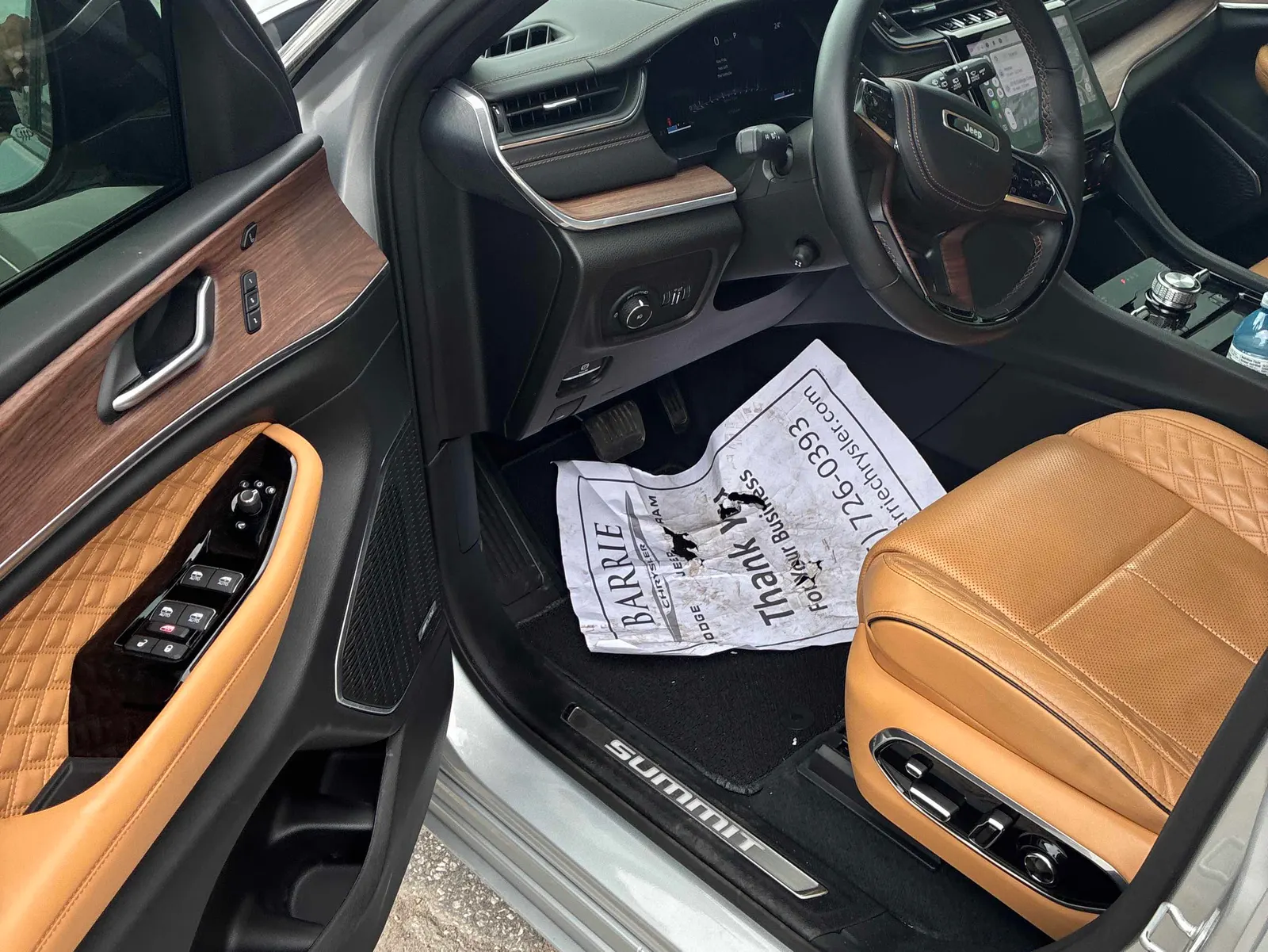Interior driver side