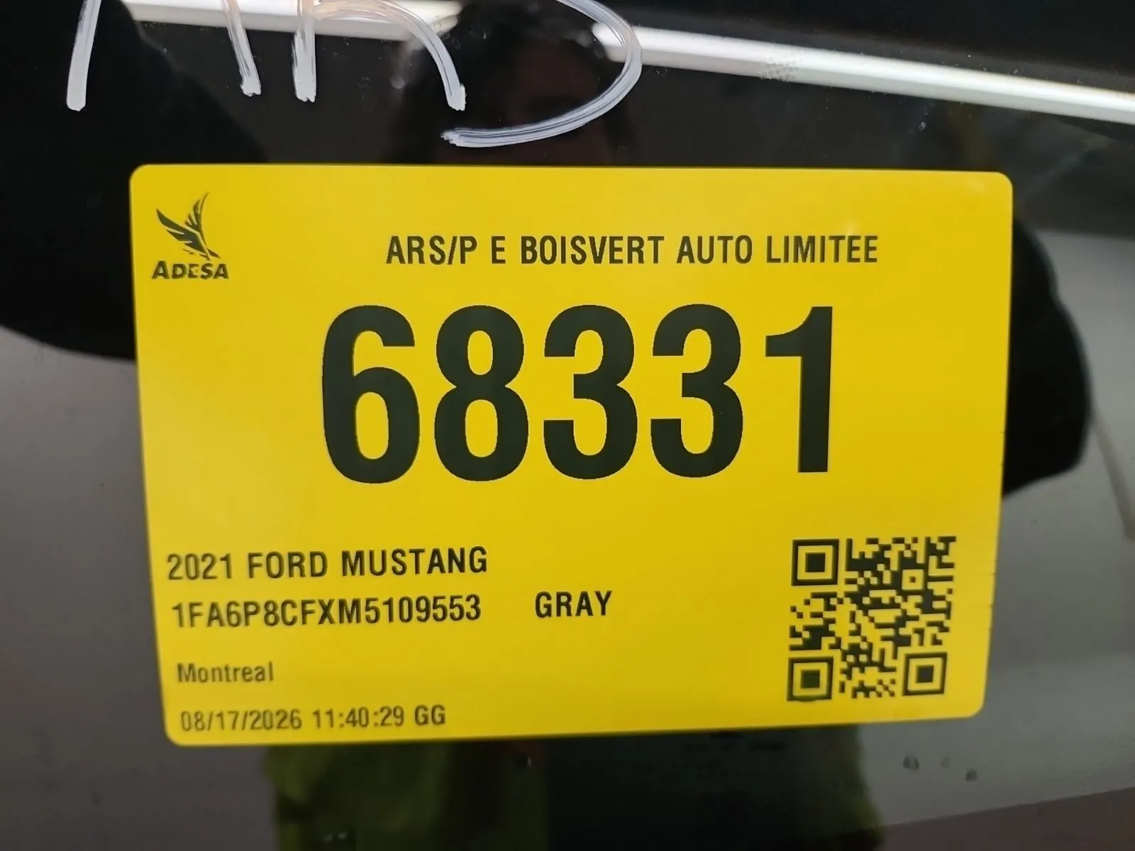 Inventory Label Photo