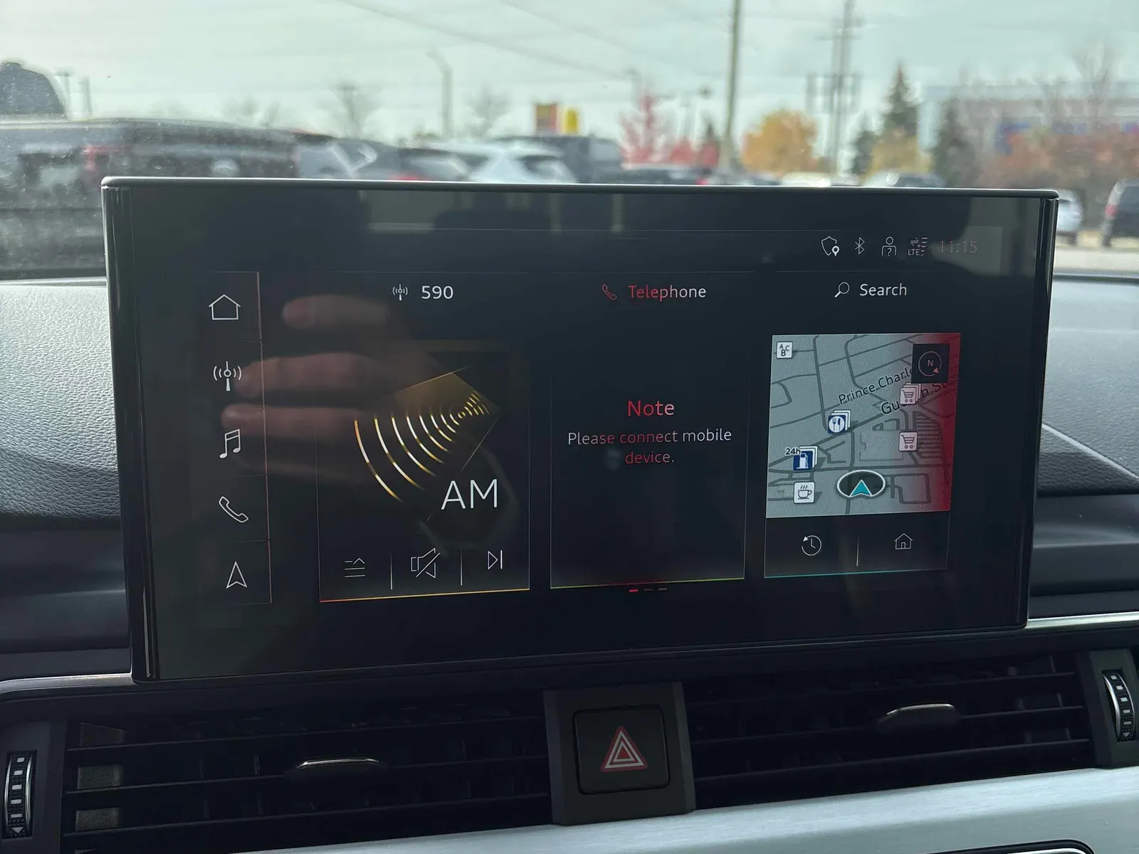 Interior driver side