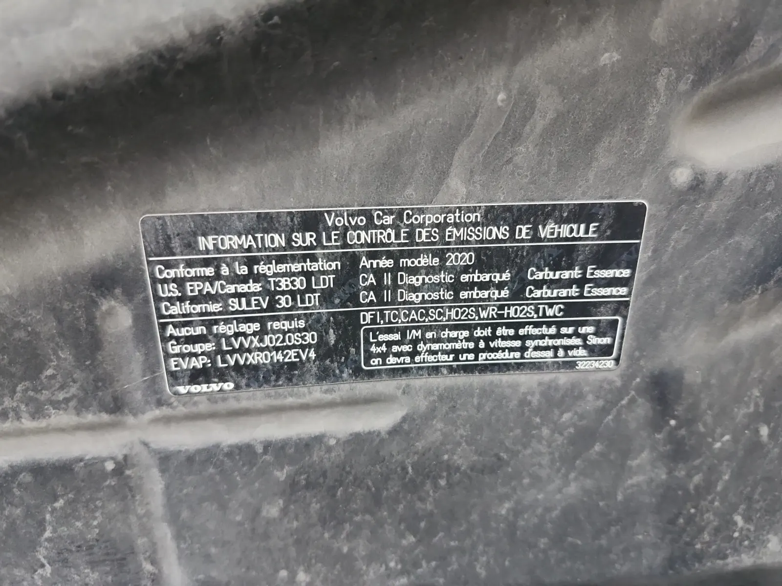 Emission Sticker Photo