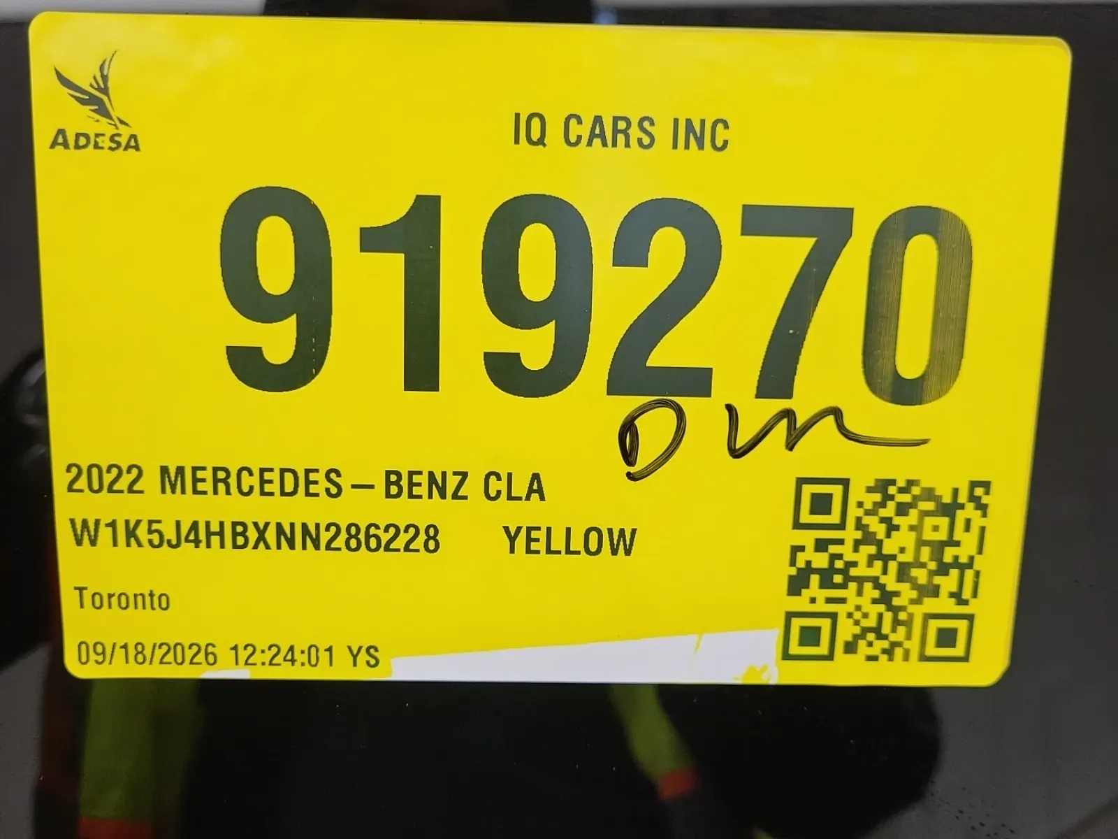 Inventory Label Photo