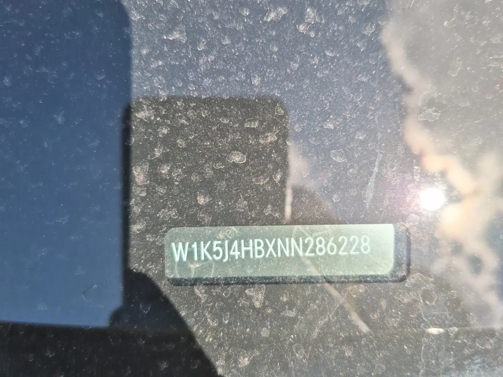 Dash VIN Plate Photo