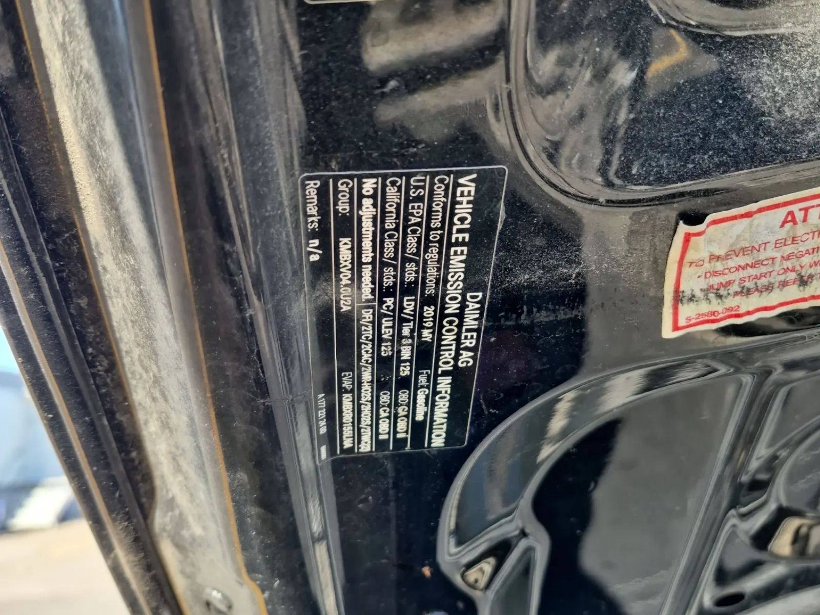 Emission Sticker Photo