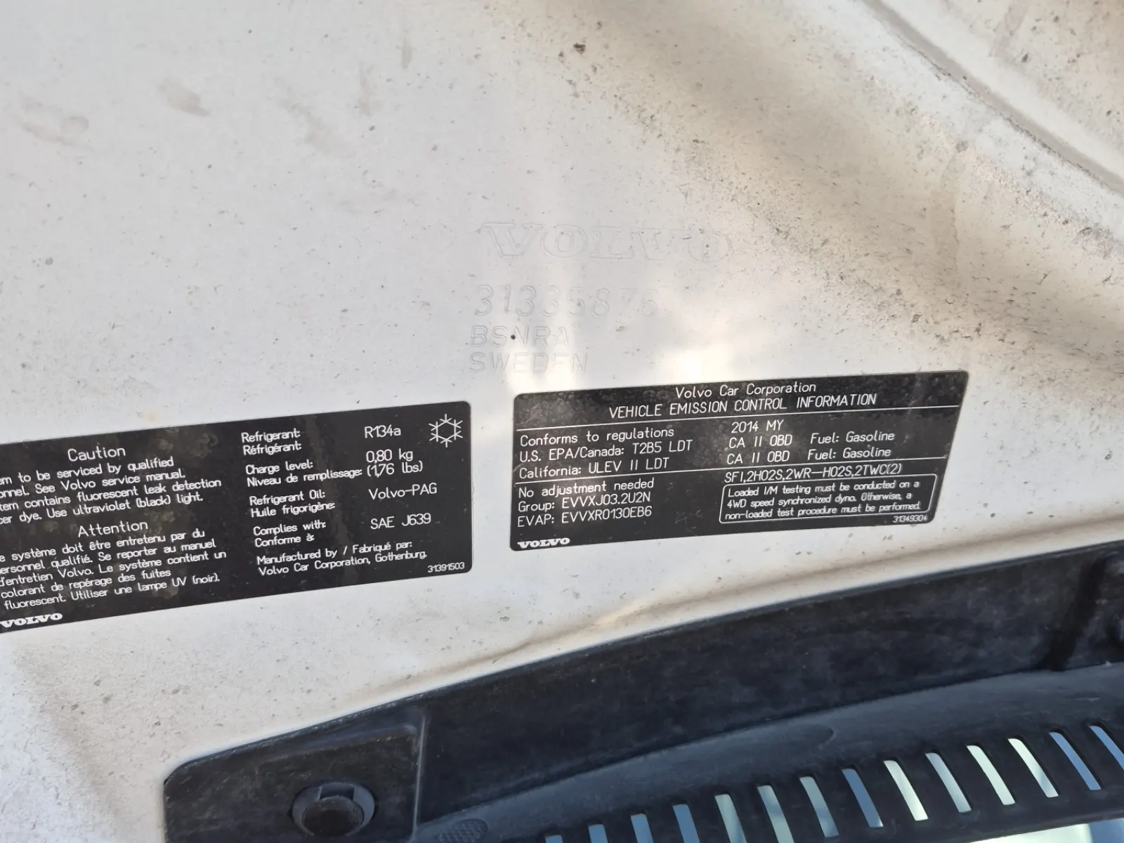 Emission Sticker Photo