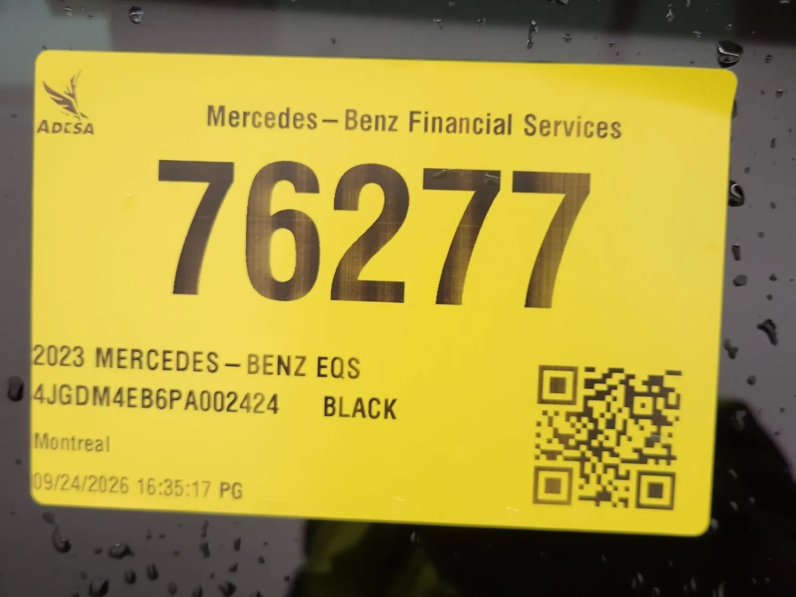 Inventory Label Photo
