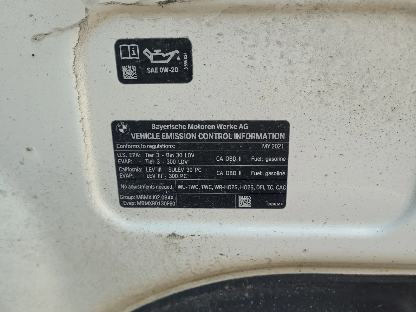 Emission Sticker Photo